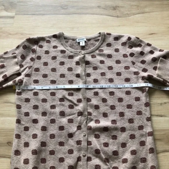 Metallic Holiday Festive Old Navy Button Up Cardigan - Picture 6 of 8